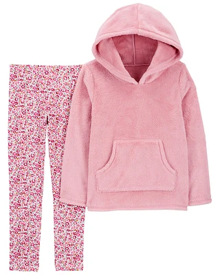 Kid 2-Piece Fuzzy Pullover & Legging Set