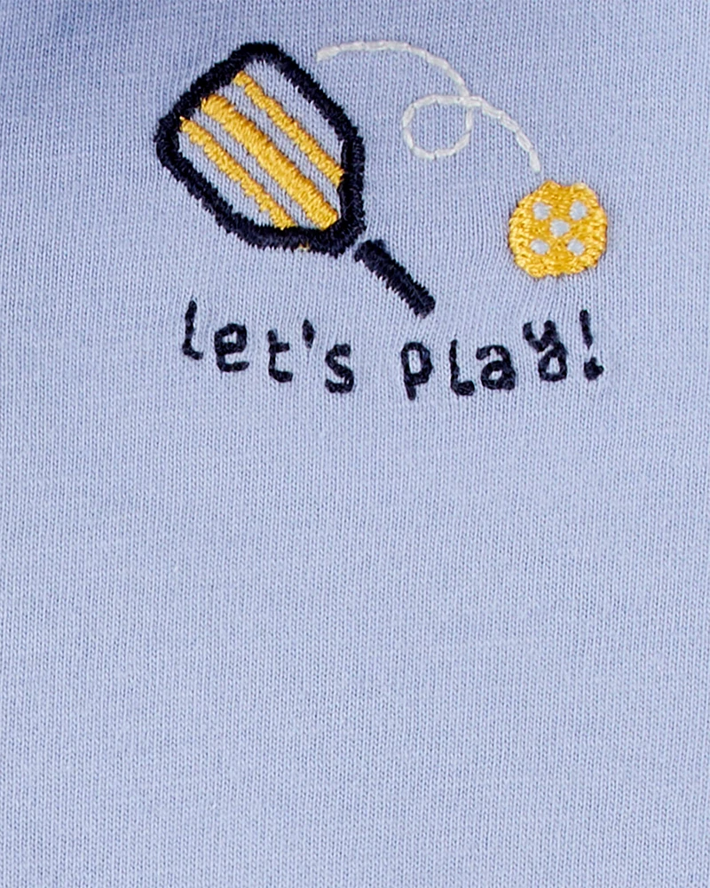 Baby Pickleball Cotton Romper