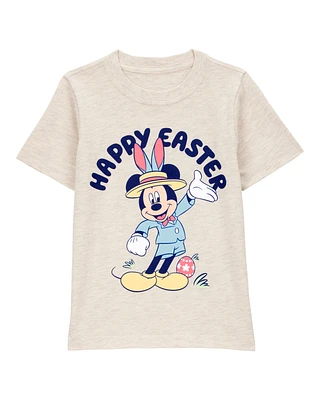 Toddler Disney© Mickey Mouse Easter Short-Sleeve Graphic Tee - Cream