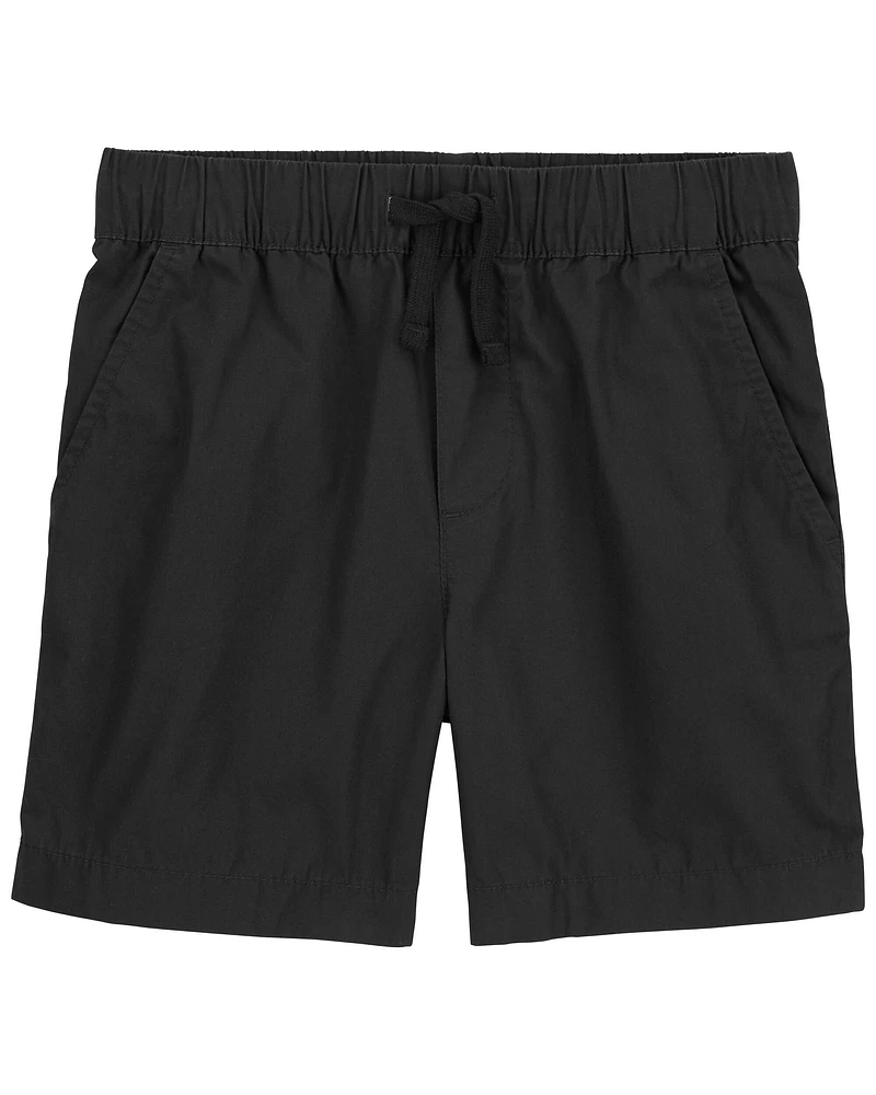 Kid Pull-On Poplin Shorts