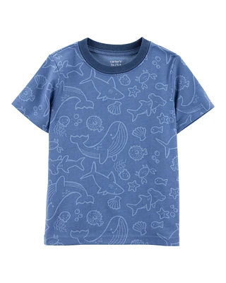 Tee Sea Animals Print