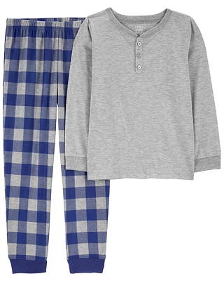 Kid 2-Piece Plaid Pyjamas