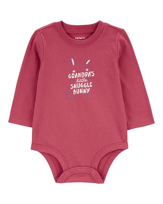 Baby Grandpa's Little Snuggle Bunny Collectible Bodysuit