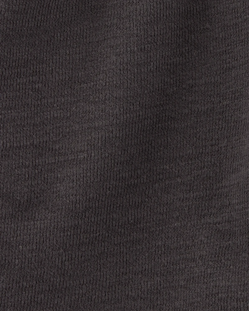 Baby Pull-On Cotton-Blend Shorts - Black