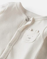 Baby Organic Cotton Snap-Up Sleeper