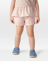 Toddler Girl Pull-On French Terry Shorts - Pink