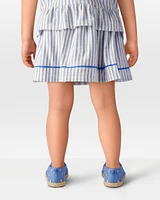 Toddler Striped Pull-On Skort