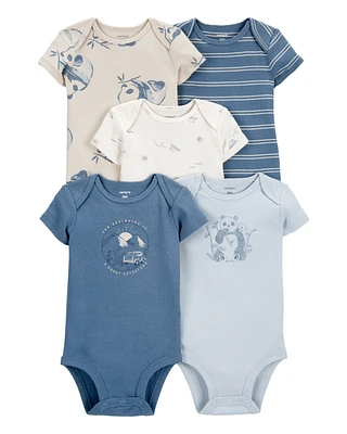 Baby 5-Pack Short-Sleeve Bodysuits