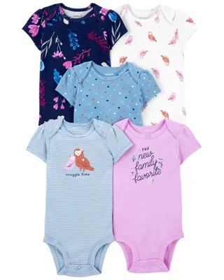 MLB Toronto Blue Jays Baby Girls' Bodysuit 3pk - 3-6M