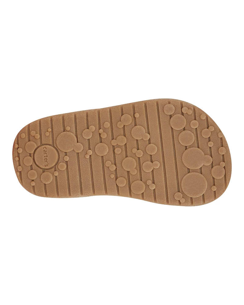 Baby Every Step® First Walker Faux Cork Sandals - Beige