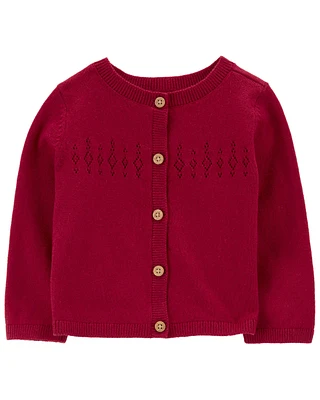 Baby Red Cardigan