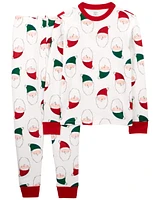 Adult 2-Piece Santa 100% Snug Fit Cotton Pyjamas