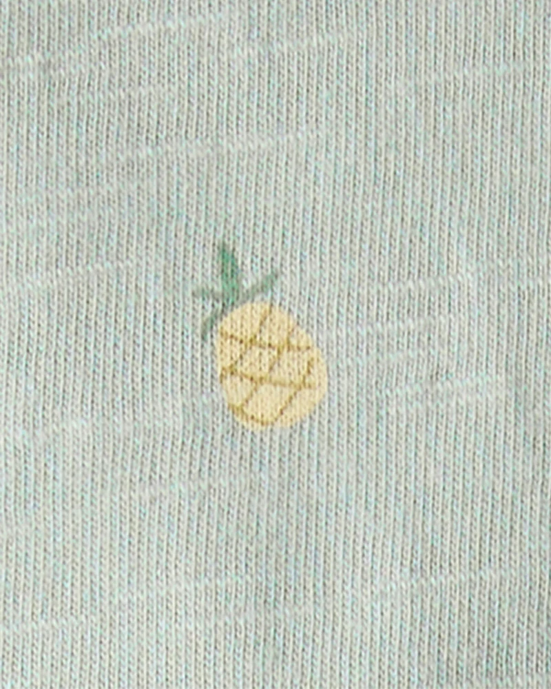 Baby Organic Cotton Pineapple-Print Tee