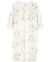 Baby Brown Koala 3-Piece Converter Gown Set