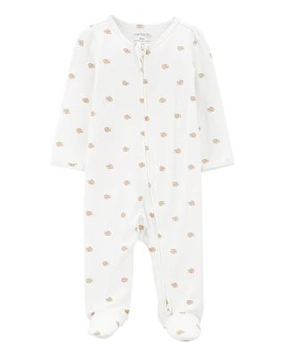 Baby Zip-Up PurelySoft Sleeper Pyjamas