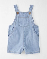 Baby Organic Cotton Chambray Shortall