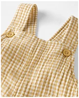 Toddler Organic Cotton Gauze Shortall