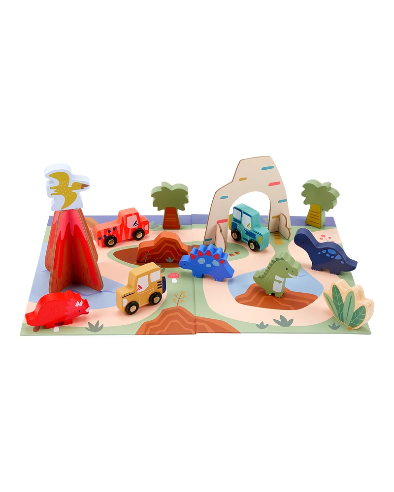 Toddler Wooden Dino Play Set