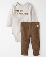 Baby 2-Piece Organic Cotton Oh So Thankful Set
