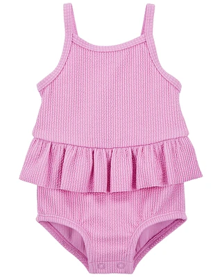 Baby 1-Piece Ruffle Swimsuit