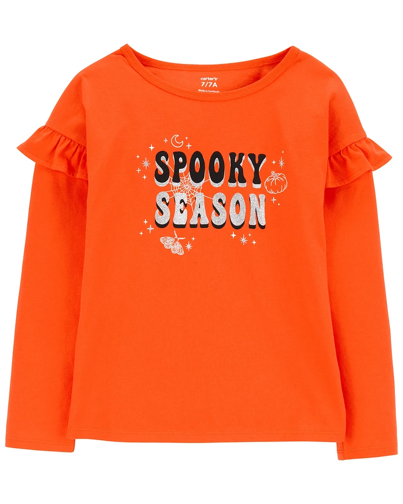 Kid Halloween Spooky Season Graphic Tee