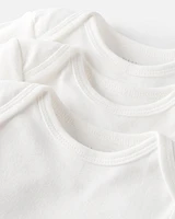 Baby 6-Pack Organic Cotton Rib Bodysuits