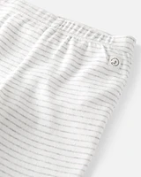 Baby 2-Pack Organic Cotton Rib Footed Pants