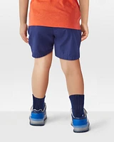 Toddler Pull-On Poplin Shorts - Navy