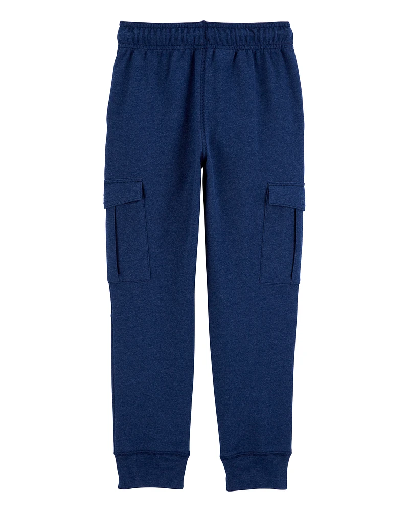 Kid Pull-On Knit Cargo Pants