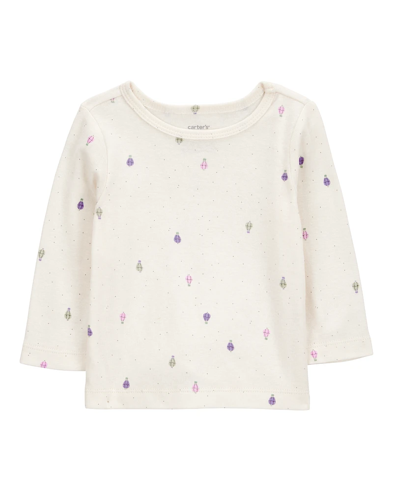Baby 2-Piece Long-Sleeve Tee & Coverall Set