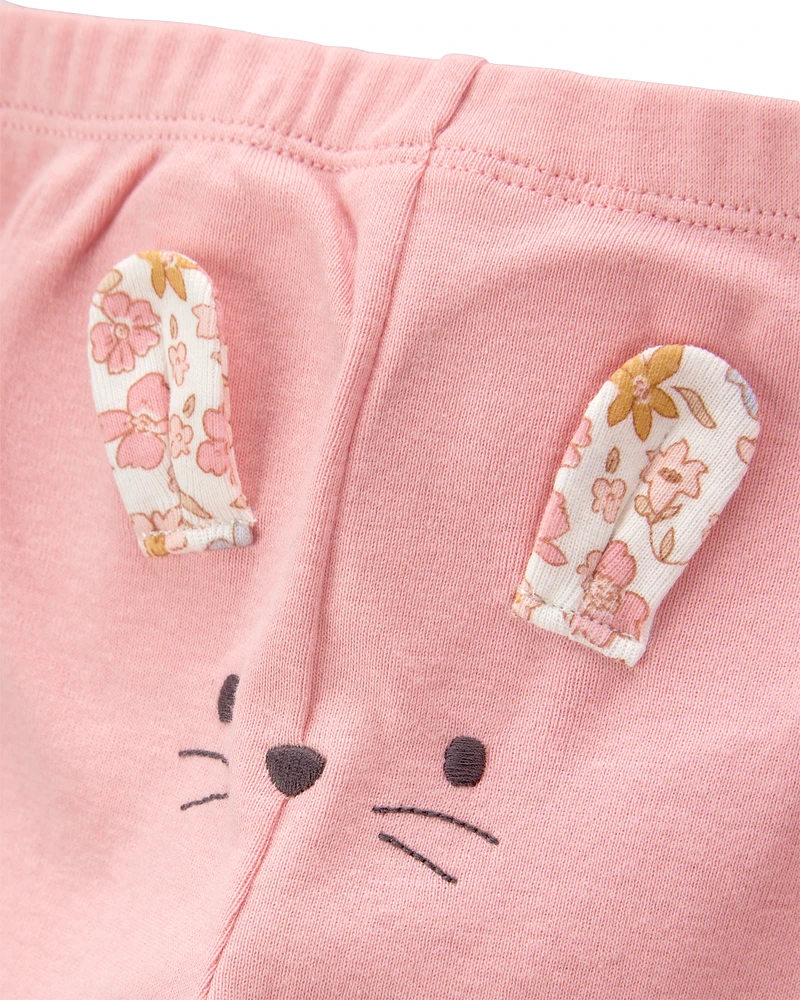 Baby 3-Piece Floral Mouse Little Character Set