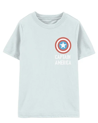 Kid Marvel™ Captain America Short-Sleeve Tee - Blue