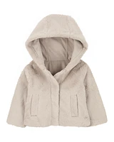 Baby Faux Fur Hooded Jacket