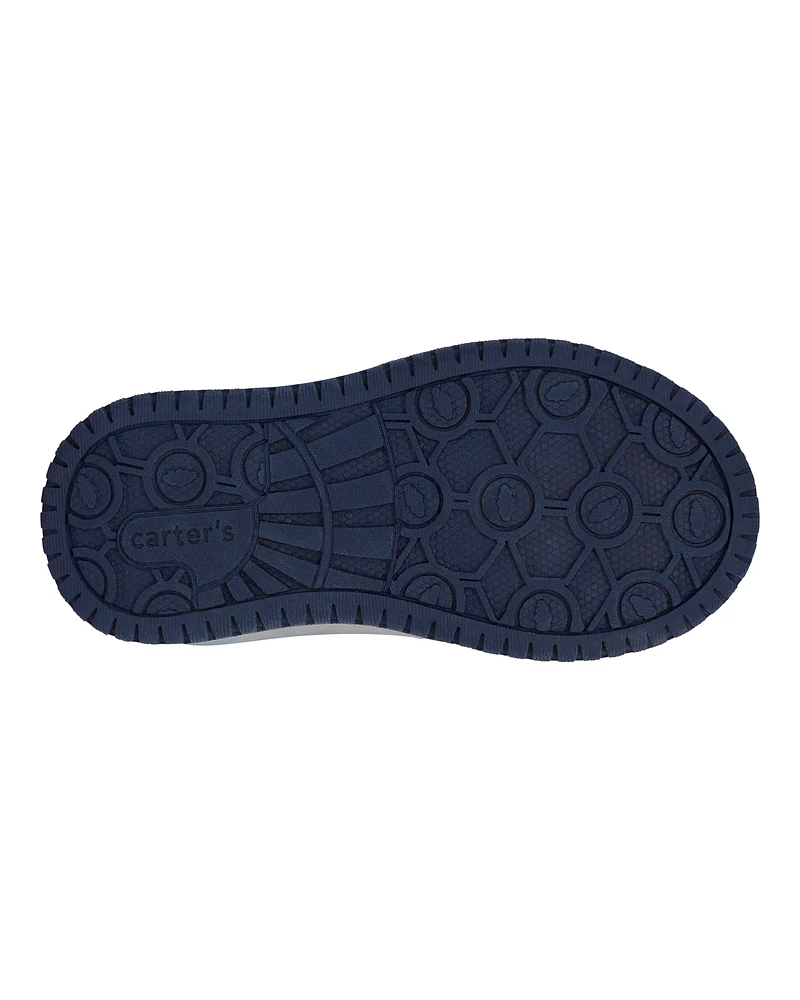 Toddler Light-Up Casual Sneakers - White/Navy