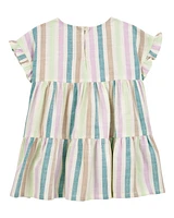 Baby Striped Tiered Dress