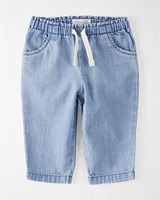 Baby Organic Cotton Chambray Pants