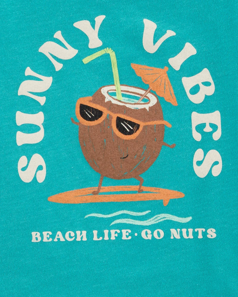 Toddler 2-Piece Sunny Vibes Tank & Pull-On Short Set