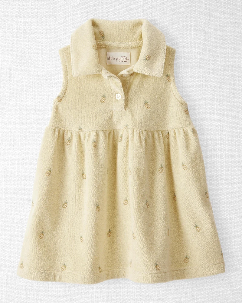 Baby Terry Dress Made With Organic Cotton