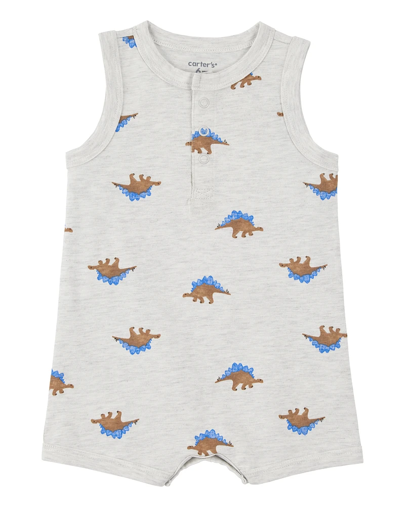 Baby Dinosaur Sleeveless Romper