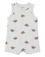 Baby Dinosaur Sleeveless Romper
