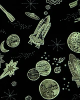 Kid Space Print Snug Fit 4-Piece Pyjamas