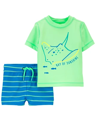 Baby 2-Piece Stingray Rashguard Set