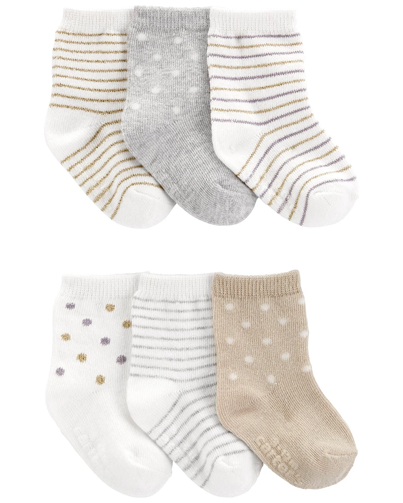 Toddler 6-Pack Crew Socks