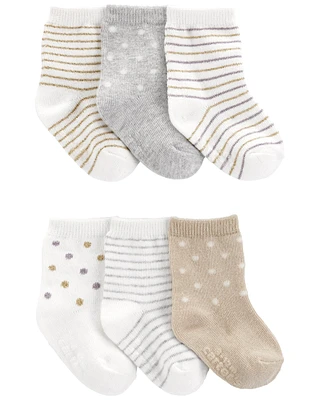 Toddler 6-Pack Crew Socks