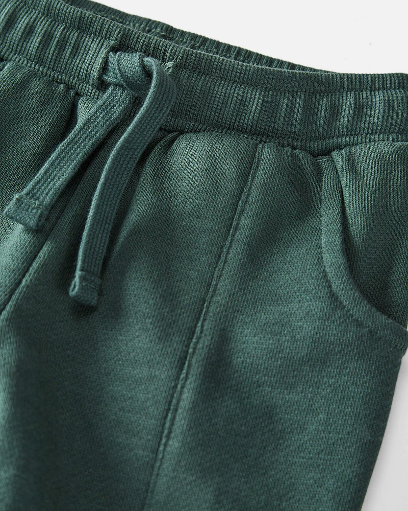 Baby Organic Cotton Joggers Poplar Green