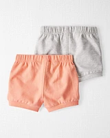 Baby 2-Pack Organic Cotton French Terry Shorts