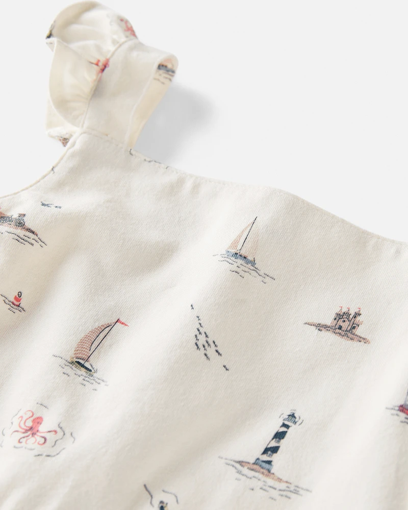 Toddler Organic Cotton Coastal-Print Dress