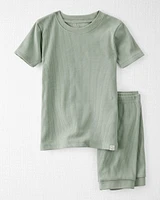 Toddler Organic Cotton Pyjama Set Green