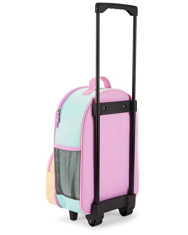 Kid Spark Style Kids Carry On Rolling Luggage - Ice Cream