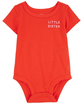 Little Sister Cotton Bodysuit